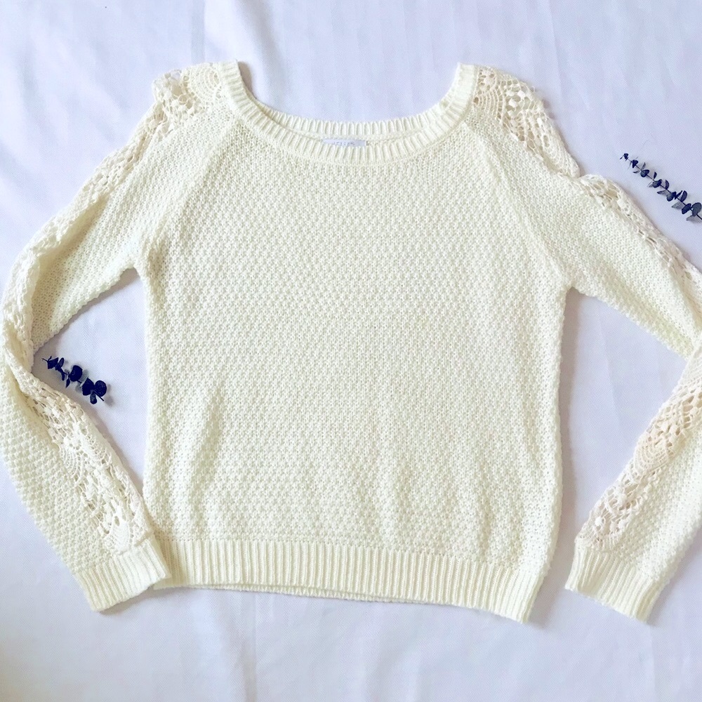 Delias Textured Lace Sweater